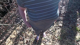 Naked Titslapping on the Road