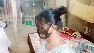 Indian college girl in school uniform kisses the ground for her teacher - Desi student Aisha sucks and strips