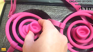 Vvd Vkini Unboxing and First Nipple Orgasm - Unlimited Orgasm