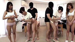Slutty amateurs sucking cocks in group sex party