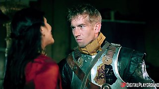 Romi Rain's Wild Threesome Passion Explodes in Sultry Fantasy Heat