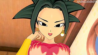 Uncensored 3D Dragon Ball Super Kefla manga porn with internal cumshot