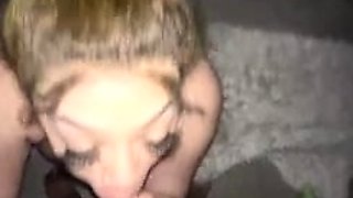 Blonde Wockesha Blowjob With Deepthroat POV