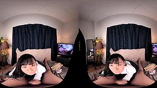 Alluring Japanese vixen indulges in sensual POV adventures with fiery passion