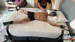 TICKLISH CHICKS - Jayf33t Tied Up And Tickled By Matt And Stunning Big Breasted BBW Lolos10Toes