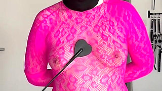 Pantyhose Layering and Crop Spanking