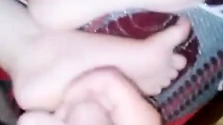 Arab Girl's Hot Milk and Feet Webcam Show