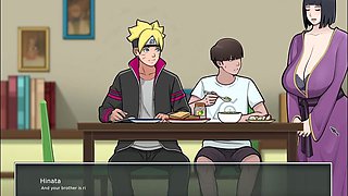 Stepmother Hinata Stroking me off - Konoha Cougars part 25