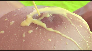 Hot Blonde with Perfect Body Gets Squirted Everywhere While Masturbating