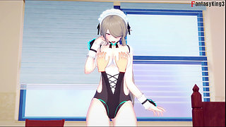 Rita Rossweisse Sexy Maid Deepthroat - Honkai Impact