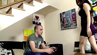 Fresh slutty girl gets her pussy fucked