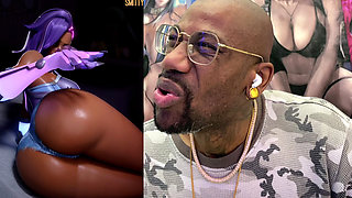 Thicc Fat Ass Somba Teasing Her Tasty Brown Delicious Ass