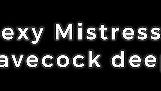 2 Sexy Mistresses Fuck the Slavecock Deep and Hard