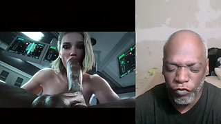 Power Girl have fun with her new toy