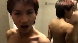 Tiny Thai Amateur Fucked in a Bathroom