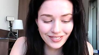 Small titted teen from EU masturbating