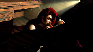 3D Redhead Slut Pornstar Got Fucked by Her Big Dick Fans