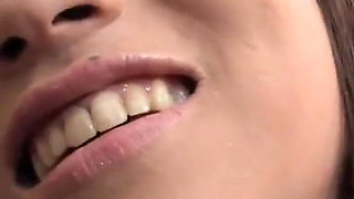 Japanese Slut's Hairy Pussy Pounded Hard by Toys and Thick Dick