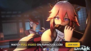 Hilichurl Genshin Animation Compilation Eula Hutao Raiden Shogun Yae Miko Hentai