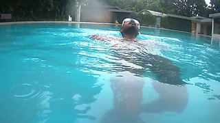 Indian Desi Couple Hot Moments at Hotel Swimming Pool