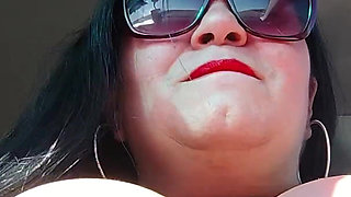 Sharing My Tits in Outdoor Public Route