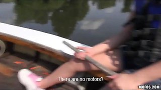 Wonderful czech amateur is paid cash to cheat on her boyfriend in public