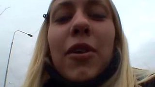 Sexy blonde without panties gets fucked on a site: Blowjob, Babe  Anal Porn
