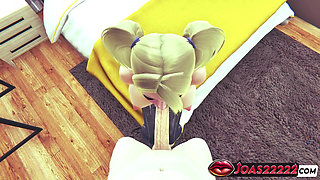 Big Tits Sakura Sakaharu Gives Ultimate BJ & Titfuck - Huge Facial Cumshot on Pretty Face!