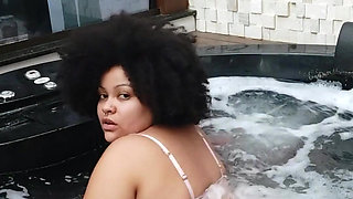 BBW Big Ass Hot Tub Fun