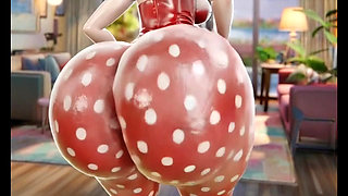 Mega culona bailando