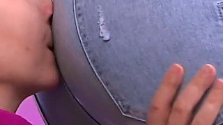 A Hot Homemade Scene That Combines a Rimjob and a Blowjob!