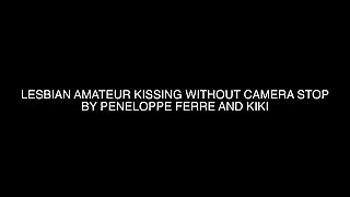 Lesbian Amateur Kissing Without Camera Stop