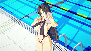 The Teacher Is Waiting for Me at the Pool so I Can Fuck Her - Shinmai Maou Ntr Testament 5