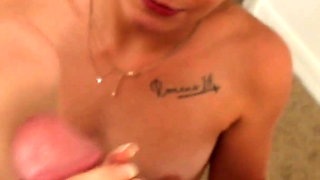 Kristy May and Anna Mae Double Blowjob