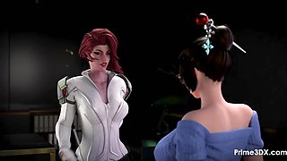Dweeb gets in Futa Three-way at Prime3DX