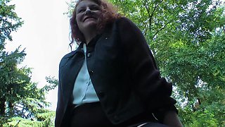 Slutty Wife Shows off to Excite Her Voyeur Husband!