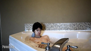 Asian Beauty Takes a Bubble Bath Starring Alexandria Wu