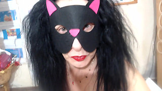 Seamless Pantyhose with Cucumber Ass Pussy