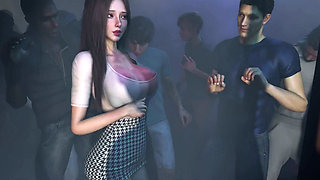 Cute Girl Dancing in Nightclub Gets Fucked