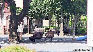 Sweet Japanese Nymph Ai Koda Blows Dick In The Car