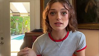 Shrooms-Tripping Tiny Teen Sis Alex Adams in Family Therapy