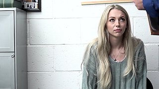 Blonde teen hardcore masturbating home