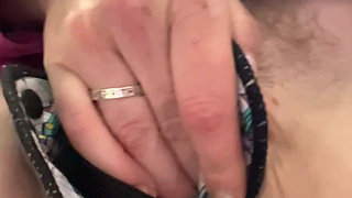 Hot Mess MILF & a Close up View of Her Beautiful Pissing Pussy After Doing the Desperate Toilet Dance!
