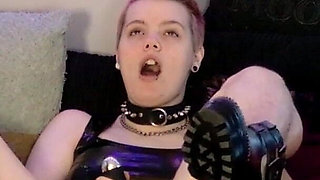 Ezra Faith Tries on Pvc Outfits Until They Get Too Horny and Masturbate - HD Mp4