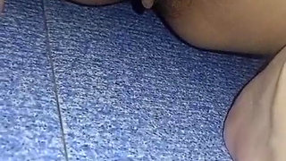 Indian girl pee in home