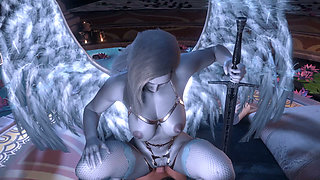 Horny Battle Angel Ride Cock