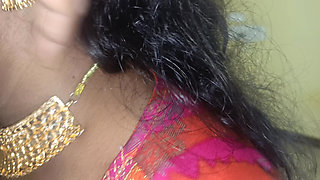 Housewife Showing Cute Breast for Her Step Stepbrother