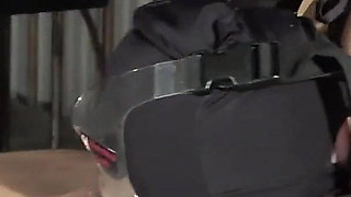 Face and Ass Fixation Belt, Walking with Face Attached to Ass, Training to Memorize Smell of Mistress's Ass and Anus