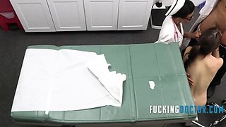 Nurse Fucks Olympic Gymnast in Hospital Exam - Penny Barber & Charly Summer