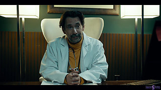 Lucy Mochi & Molly Little Parasited - Sex Hungry Asian Babe Makes Blonde Nurse Into Her Prey